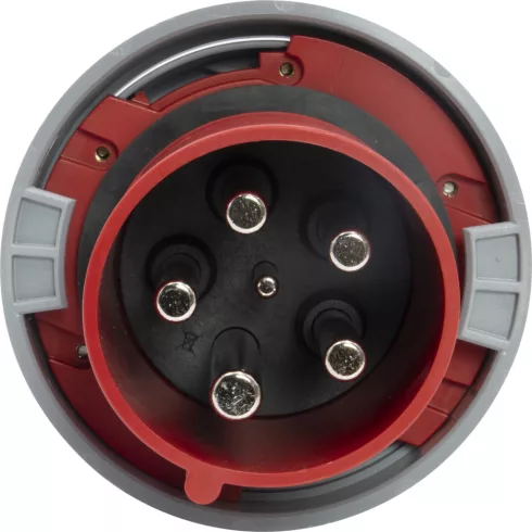 CEE csatlakozó dugó, 5 pólusú, 400V/125A, IP67, erősáramú                                             E1080180786