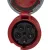 CEE csatlakozó aljzat, 5 pólusú, 400V/125A, IP67, erősáramú                                           E1080190786