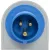 CEE fali tápcsatlakozó, 3 pólusú, 230V/16A, IP44                                                      E1081080786