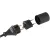 Fix adapter, magyar alj => svájci dugó - 230 V, 2 pólusú, T11, fekete, Schuko dugóval és aljzattal    E1081592403