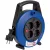 Vario Line kábeldob, 5m H05VV-F 3G1.5, IP20, 4 aljzat, fekete /kék/világosszürke                      E1092238
