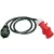 Adapterkábel, IP44, 1,5m fekete H07RN-F 3G2,5, CEE dugó,  400V/16A                                    E1132960010