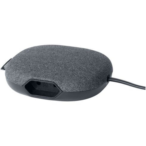 Estilo töltőállomás textil felülettel (1xeuro csatlakozó és 2xUSB töltő), fekete/antracit             E1150020010
