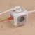 ALEA-Power kocka elosztó, 3 aljzat + 2x USB A (töltő), 1,4m H05VV-F 3G1,5, fehér/szürke               E1150100