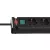 Bremounta elosztó, 5 aljzat + 2x USB C (töltő), kapcsolóval, 3m H05VV-F3G1.5, fekete                  E1150660415