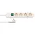Comfort-Line Plus elosztó, 4 aljzat, kapcsolóval, 2m H05VV-F 3G1,5, fehér                             E1153120100