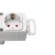 Comfort-Line Plus elosztó, 4 aljzat, kapcsolóval, 2m H05VV-F 3G1,5, fehér                             E1153120100