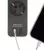 Ecolor elosztó, 4 aljzat + 2x USB C (töltő), kapcsolóval, 1,5m H05VV-F3G1.5, fehér/fekete             E1153240126