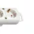 Comfort-Line Plus elosztó, 6 aljzat, kapcsolóval, 2m H05VV-F 3G1,5, fehér, lapos dugóval              E1153320100