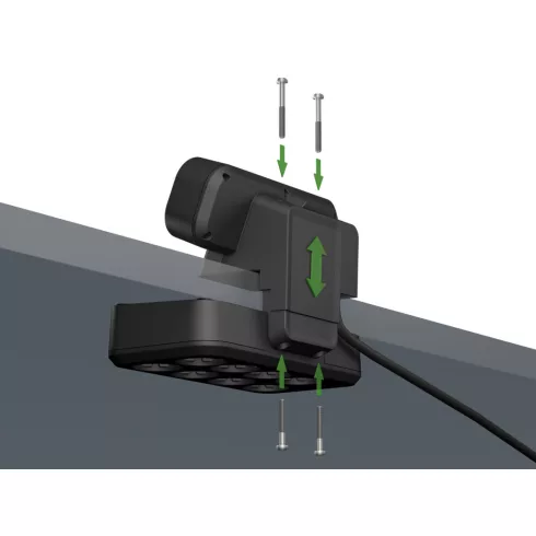 estilo Duplex asztali elosztó túlfeszültség-védelemmel, 9 aljzat + 1xUSB-C PD, 1xUSB-A, kapcsolóval   E1153580210