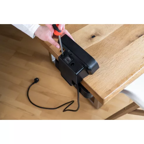 estilo Duplex asztali elosztó túlfeszültség-védelemmel, 9 aljzat + 1xUSB-C PD, 1xUSB-A, kapcsolóval   E1153580210