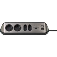   Estilo 4-szeres sarokelosztó USB töltő funkcióval (2x földelt érintkező & 2x Euro)                    E1153590410