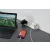 estilo sarokelosztó, 4 aljzat (2 x földelt, 2 x euro), USB töltő funkcióval,  2m H05VV-F 3G1.5, ezüs  E1153590420