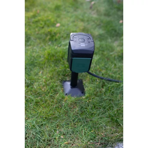 WIFI kerti aljzat, IP44, 2 aljzat, 10m H07RN-F3G1.5, leszúrható, szerelőlemezzel                      E1154540601