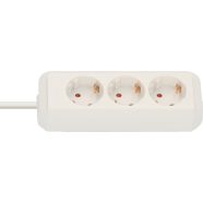   Eco-Line elosztó, 3 aljzat, 3m H05VV-F 3G1.5, fehér                                                   E1158610030