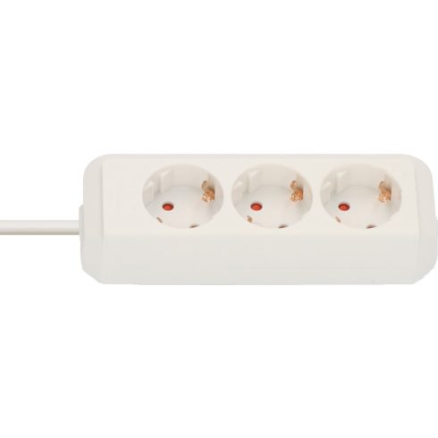 Eco-Line elosztó, 3 aljzat, 5m H05VV-F 3G1,5, fehér                                                   E1158610050