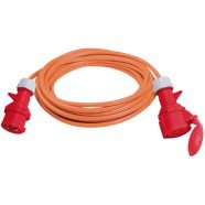   CEE hosszabbító, 15m narancssárga H07BQ-F 5G4.0, IP44, 5 pólusú, 400V/32A  (PUR kábel)                E1161980515
