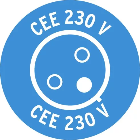 CEE hosszabbító, 25m fekete H07RN-F 3G2,5, IP44, 3 pólusú                                             E1167320