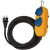 Ipari hosszabbító, 4 aljzat, 5m H07RN-F 3x1,5mm2, IP54,  Powerblock-kal, fekete                       E1169200010