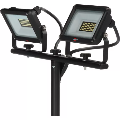 LED reflektor, állvánnyal, 2x20W, 4800lm, IP65, 3m H07RN-F 3G1,0, JARO 6060 T                         E1171250444