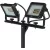 LED reflektor, állvánnyal, 2x20W, 4800lm, IP65, 3m H07RN-F 3G1,0, JARO 6060 T                         E1171250444