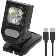   CL 600 MA akkus munkalámpa, 5W, 600lm, 6500K, Li-Pol 3,7V/1Ah, csíptethető, mágneses, IP54, fekete    E1173730006
