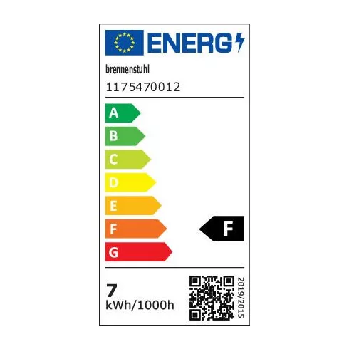 Hálózati LED steklámpa, 7W, 570lm, IP65, 5m H05RN-F2, WL 552                                          E1175470012