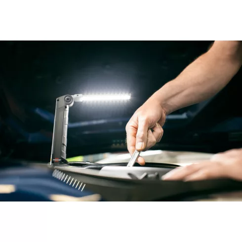 Akkus LED kézilámpa, 400+70lm, 6000K, IP20, 2Ah, SANSA 401 A                                          E1177370010