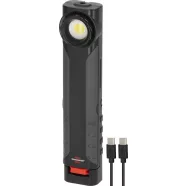   HL 600 AD akkus kézilámpa, dinamós, 10W, 600+180 lm, 30m hatótáv, 18650 Li-Ion 3,7V/2,5Ah, IP54       E1178590200