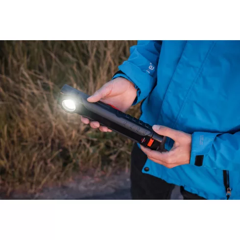 HL 600 AD akkus kézilámpa, dinamós, 10W, 600+180 lm, 30m hatótáv, 18650 Li-Ion 3,7V/2,5Ah, IP54       E1178590200