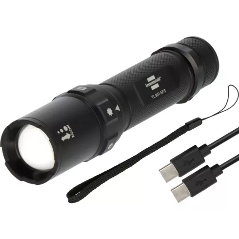 TL 801 AFS LuxPremium akkus zseblámpa, 800lm, 6500K, 230m táv, Li-Ion 3,7V/4,0Ah, OSRAM LED, IP44     E1178600210