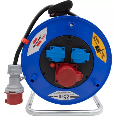 Garant ST CEE kábeldob 320, 25m H07RN-F 5G2.5 fekete, IP44, 2 aljzat 230V/16A + 1 CEE aljzat 400V/16  E1182728525