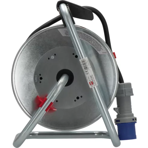Garant SK CEE kábeldob 240, 20m H07RN-F 3G2.5 fekete, IP44, 2 CEE aljzat 230V/16A csapfedéllel, acél  E1195786020
