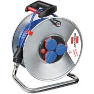   Garant SK kábeldob 240, 25m AT-N05V3V3-F 3G1.5 kék, IP44, 3 aljzat 230V/16A csapfedéllel, acél dobte  E1198328220