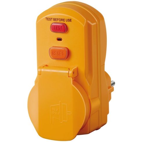 Földelt hálózati alj, FI védelemmel, IP54, 230V 16A, 30 mA, BDI-A 2                                   E1290660