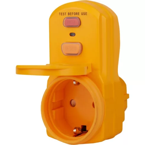 Földelt hálózati alj, FI védelemmel, IP54, 230V 16A, 30 mA, BDI-A 2                                   E1290660