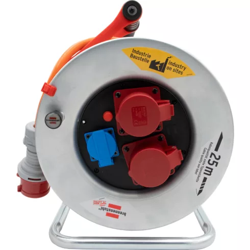 Garant SK 320 CEE kábeldob, 25m AT-N07V3V3-F 5G2,5 narancssárga, IP44, 2x CEE 400V/16A, 1x aljzat 23  E1315508