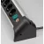 Alu-Office-Line elosztó, 4 aljzat + 1x USB PD + 1 x USB A, kapcsolóval, 1,8m H05VV-F3G1.5, fekete/ez  E1391040420