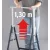 Acél teleszkópos munkaállvány (max. 130cm), összecsukható, 160kg-ig terhelhető, MB 160 H              E1444700