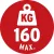 Acél teleszkópos munkaállvány (max. 130cm), összecsukható, 160kg-ig terhelhető, MB 160 H              E1444700