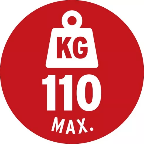Acél munkaállvány, összecsukható, 110kg-ig terhelhető, MB 110                                         E1444800
