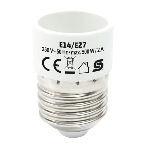Foglalat átalakító adapter, HSO                                                                       E14/E27