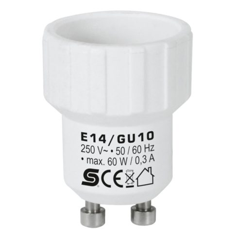Foglalat átalakító adapter, HSO                                                                       E14/GU10