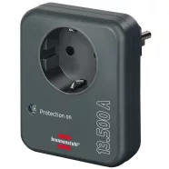   Túlfeszültségvédő adapter, földelt alj, 13500A, antracit                                              E1506996