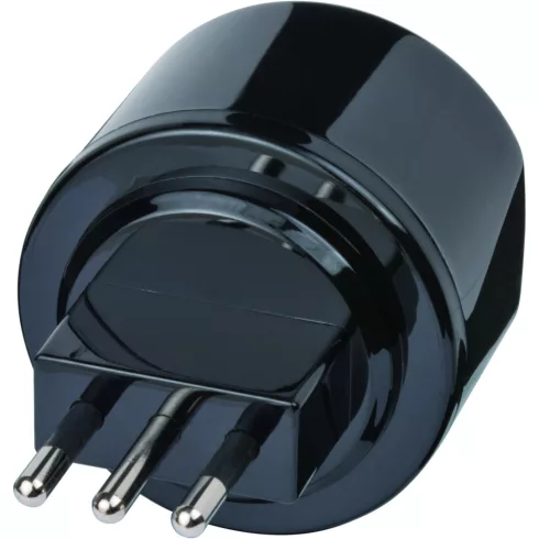 Utazóadapter, magyar alj => olasz dugó - 10A automata biztosíték                                      E1508470
