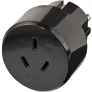   Utazóadapter, ausztrál, Kína alj => magyar dugó - 10A automata biztosíték                             E1508510