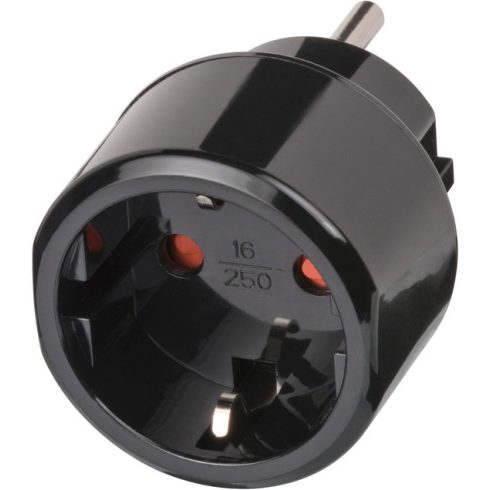 Utazóadapter, magyar földelt alj => USA dugó - max. 15A                                               E1508550