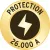 Premium-Line elosztó, 6 aljzat, 26.000A túlfeszültség-védelemmel, kapcsolóval, 1,8m H05VV-F3G1,5, fe  E1951160400