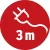 Premium-Line Technik elosztó, 5 aljzat, egyedileg kapcsolható, 3m H05VV-F 3G1,5, fekete/világosszürk  E6050077