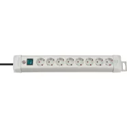   Premium-Line elosztósor 8 dugaszhelyes világosszürke 3m H05VV-F 3G1,5                                 E6550018
